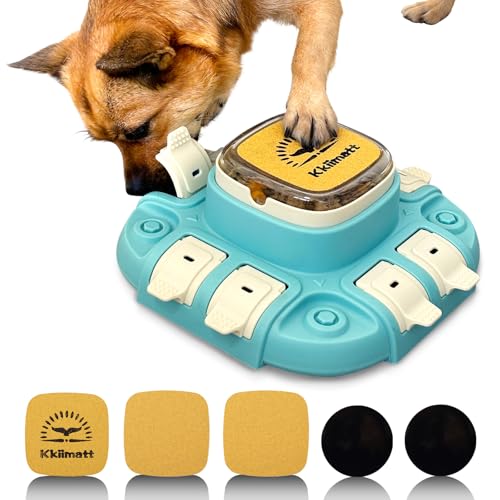 Kkiimatt Hund Nagelfeile Spielzeug Puzzle Food Feeder, Hund Nagel Scratch Pad Spielzeug, Hund Nagel Kratzbrett mit Leckerli Hund Krallenschleifer Spielzeug, Hund Nagelfeile Spielzeug für Nagellack, von Kkiimatt