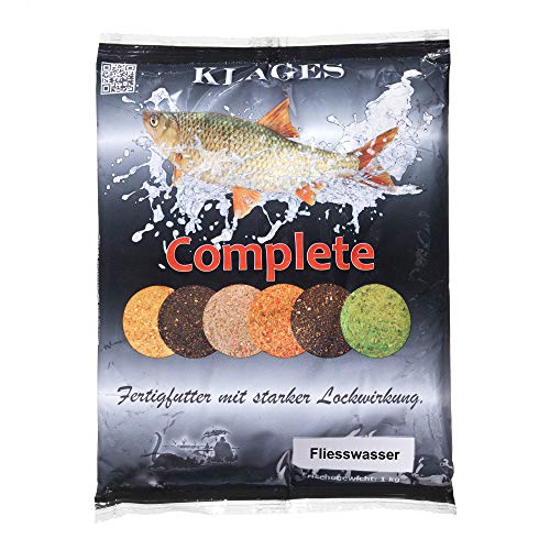 Complete Fertigfutter 1kg Fließwasser von Klages Angelköder