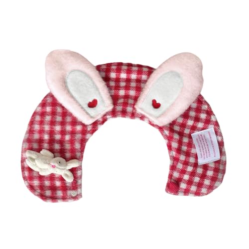 Haustier-Umhang mit schönen Ohren, Gittermuster, Festival, Speicheltuch, Welpen, Kätzchen, Halsbänder, verstellbarer Haustier-Schal Haustier-Umhang mit schönen Ohren, Gittermuster, Festival, Speicheltuch, Welpen, Kätzchen, Halsbänder, verstellbarer Haustier-Schal von Klaisy