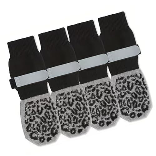 Rutschfeste Hundesocken mit verstellbaren Riemen, atmungsaktive Baumwoll-Stiefel schützen die Pfoten vor Lecken und Allergien, für drinnen und draußen, Baumwolle, Hundestiefel für harte Böden Rutschfeste Hundesocken mit verstellbaren Riemen, atmungsaktive Baumwoll-Stiefel schützen die Pfoten vor Lecken und Allergien, für drinnen und draußen, Baumwolle, Hundestiefel für harte Böden von Klaisy