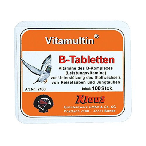 VITAMULTIN - B-Komplex - 300 ml - zur Förderung des Stoffwechsels und Schutzwirkung auf den Magen-Darm-Trakt bei Tauben von Klaus