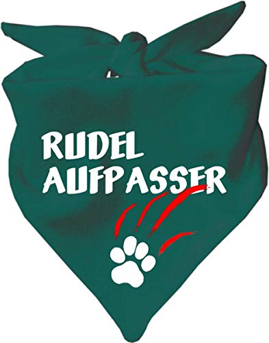 Hunde Dreiecks Halstuch (Fb: türkis) (Gr. 2 (68 cm)) Rudelaufpasser von Kleiner Fratz