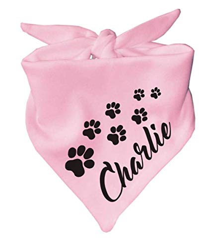 Hunde Dreiecks Halstuch (Fb: rosa) (Gr. 1 (55 cm)) Name des Hundes von Kleiner Fratz