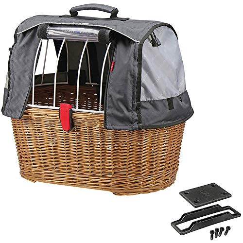 KlickFix Hundeshopper Doggy Basket Plus 45x52x36cm GTA braun + SCHLAUCHFLICKEN von KlickFix