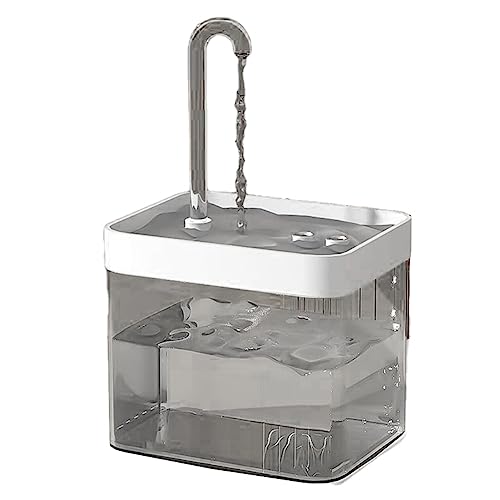 Knadgbft 1Set Wasserbrunnen, Automatischer Filter, USB, Elektrisch, Stumme Katzen, Trinknapf, Umwälzfilter, Trinker, Haustier-Wasserbrunnen für Haustier-Wasserspender, C von Knadgbft