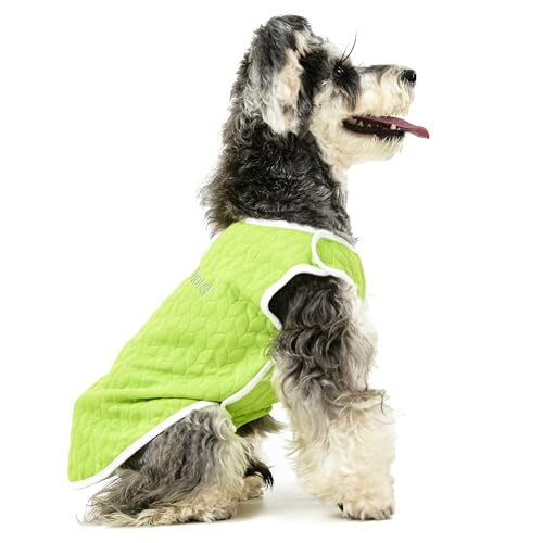 KnewChord Hunde-Shirts, weich, warm, für Hunde und Katzen, mit Klettverschluss, einfach an- und auszuziehen, Grün, Größe XL von KnewChord