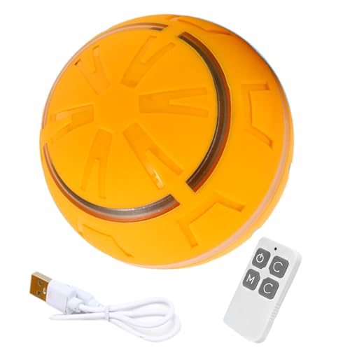 Knowlife Interaktiver Hundeball - Rollball Hundespielzeug,Vibrierender Aktiver Rollball Mit Licht Für Alle Hunderassen Innen- Und Außenspiele Knowlife Interaktiver Hundeball - Rollball Hundespielzeug,Vibrierender Aktiver Rollball Mit Licht Für Alle Hunderassen Innen- Und Außenspiele von Knowlife