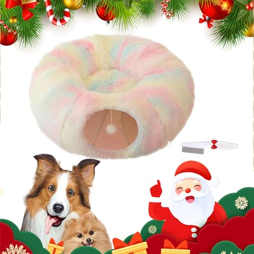 Christmas Cat Tunnel, Christmas Cat Tree, Cat Tunnel for Under Christmas Tree, Cat Christmas Tree Tunnel, Christmas Cat Tree,Suitable for Medium and Small Cats (B) von Knubbuf