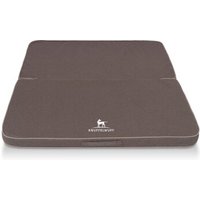 Knuffelwuff faltbare, orthopädisch Reisematte "Tacoma" aus Velours mit Handwebcharakter braun/ grau XL Knuffelwuff faltbare, orthopädisch Reisematte "Tacoma" aus Velours mit Handwebcharakter braun/ grau XL von Knuffelwuff
