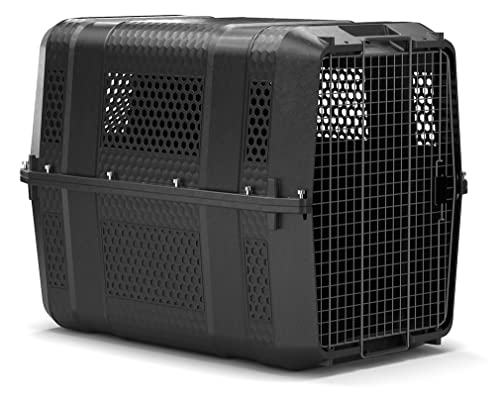 Knuffelwuff Flugtransportbox IATA Flugzeugbox Hund Hundetransportbox Hundebox Flyby 91 x 64 x 69cm von Knuffelwuff