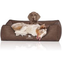 Knuffelwuff Hundebett Scottsdale aus Kunstleder braun XXXL Knuffelwuff Hundebett Scottsdale aus Kunstleder braun XXXL von Knuffelwuff
