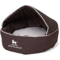 Knuffelwuff Hundehöhle Pumbaa aus Velours braun L von Knuffelwuff