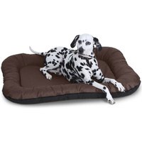 Knuffelwuff Wasserfestes In und Outdoor Hundebett Lucky aus Nylongewebe braun XXL von Knuffelwuff