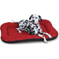 Knuffelwuff Wasserfestes In und Outdoor Hundebett Lucky aus Nylongewebe rot XXXL von Knuffelwuff