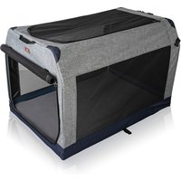 Knuffelwuff faltbare Hundebox Transportbox Denali mit Aluminiumgestell L von Knuffelwuff