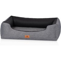 Knuffelwuff orthopädisches Design Hundebett Sanford schwarz XXL von Knuffelwuff