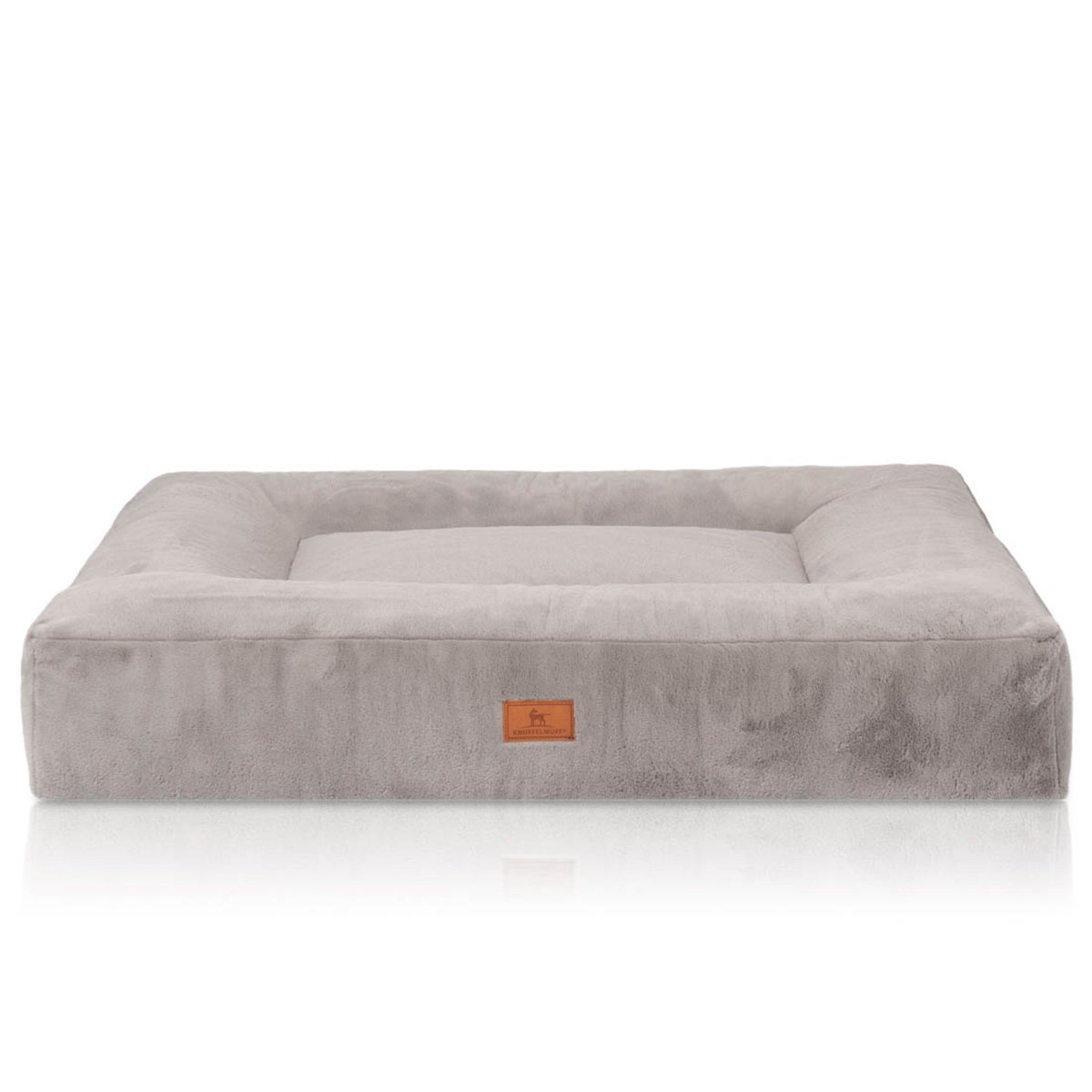 Knuffelwuff orthopädisches Hundebett Midland grau XL 100x80cm von Knuffelwuff