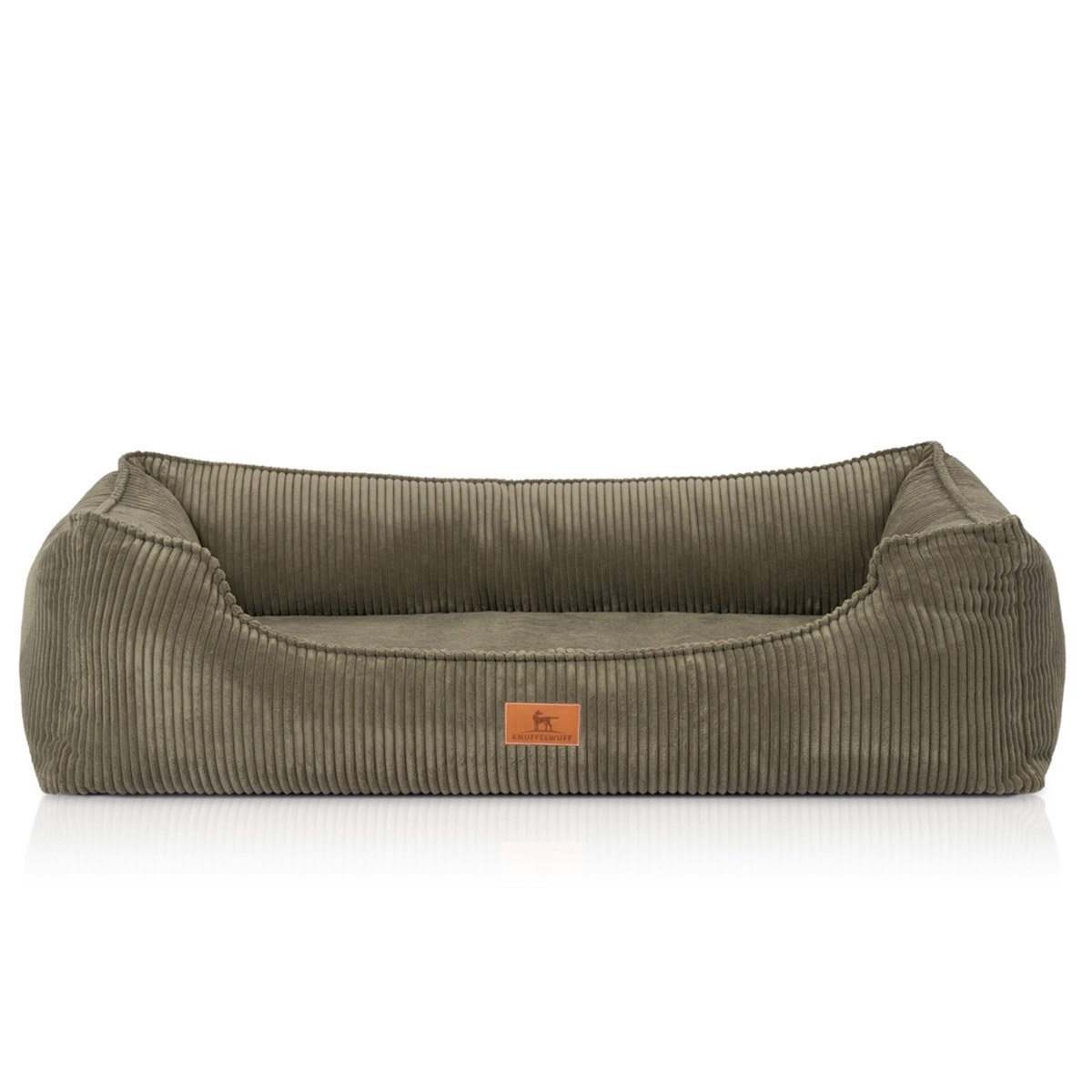 Knuffelwuff orthopädisches Hundebett Nunavut khaki XL 105x75cm von Knuffelwuff