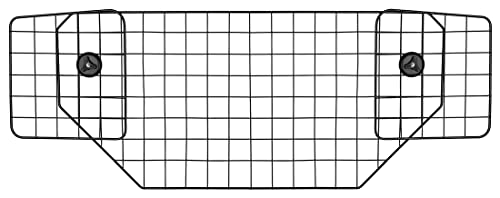 Knuffelwuff universal Kofferraum Schutzgitter mit Kopfstützen Befestigung - Trenngitter für Hunde - Stufenlos verstellbar 90-120cm - Kofferraumschutz - Hundegitter von Knuffelwuff