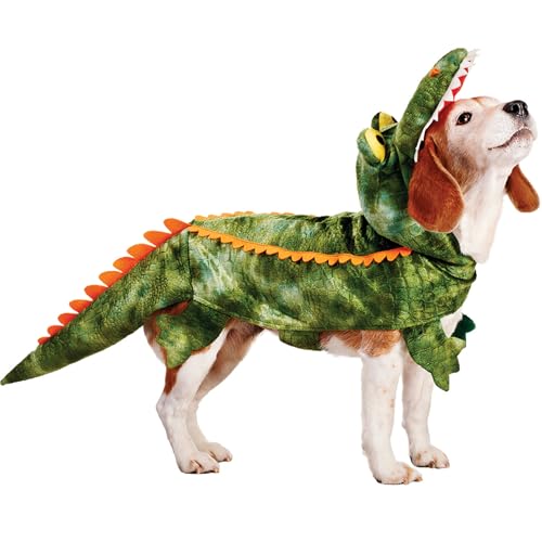 Alligator Hund Kostüm - Lustiges Hundekostüm, Halloween Hund Krokodil Kostüm für Kleine Mittel Große Hunde, Lustiges Cosplay Kleid - Kleiden Sie Ihre Hunde wie ein Krokodil von Kodervo