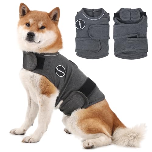 Kodervo Hunde-Angstjacke, hautfreundliches Beruhigungsshirt für Hunde, Hundemantel für Donner, Feuerwerk, Tierarztbesuche und Trennung – Halten Sie Ihr Haustier ruhig ohne Medizin und Training, von Kodervo