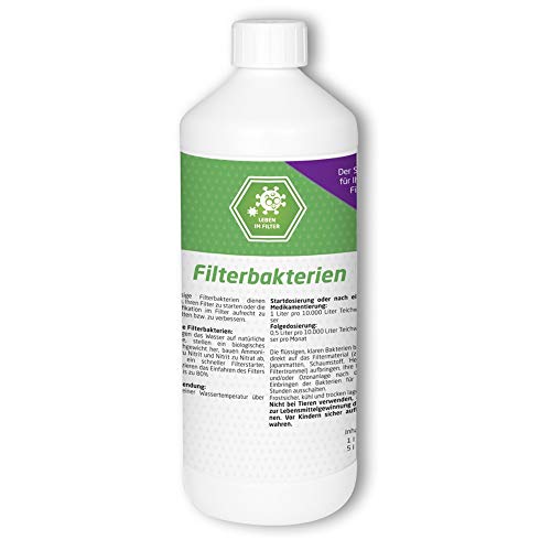 Koi Company Filterbakterien • Biologische Teichfilter-Bakterien 1l als Filterstarterbakterien • Starterbakterien für Teich von Koi Company