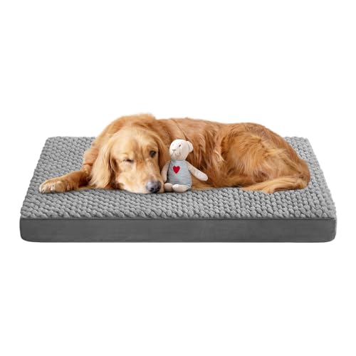 Hundebett (44 x 32 x 3, grau) von Kokiope