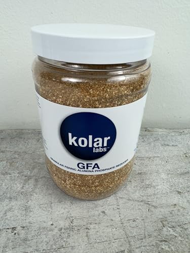 Kolar Labs Granulat Eisenalumina (GFA) Phosphatreduzierer – für Süß- und Salzwasseraquarien, fördert saubere, kristallklare Aquarien, 700 g von Kolar Labs