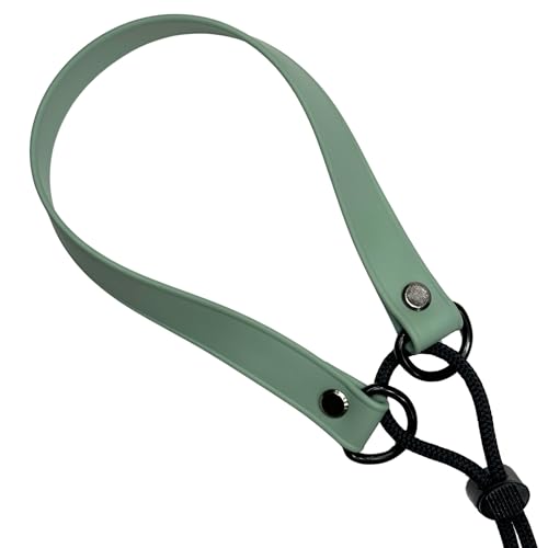 Wasserdichtes E-Halsband-Ersatzband für unsichtbaren Zaun/Ecolar – einfach anzuziehendes Bungee (Salbeigrün, 1,9 cm breit) von Kona Puppy