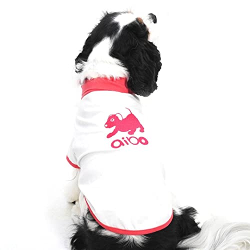 Konanmoko aibo T-Shirt mit echter Hundestickerei, Größe L von Konanmoko