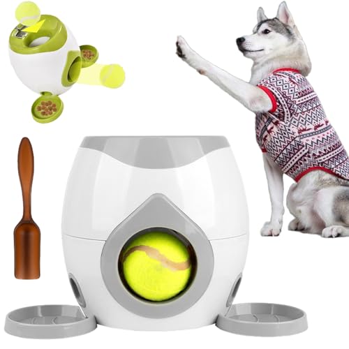 Konenbra Dog Pro Automatic Ball Launcher - Dogpro - Automatic Ball Launcher, Dog Ball Thrower Launcher, Automatic Dog Ball Launcher, Automatic Ball Launcher for Dogs, Ball Launcher for Dogs (White) von Konenbra