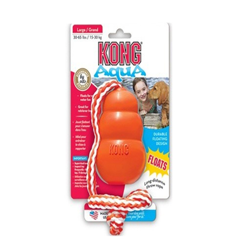 KONG Aqua mit Wurftau - L von Kong