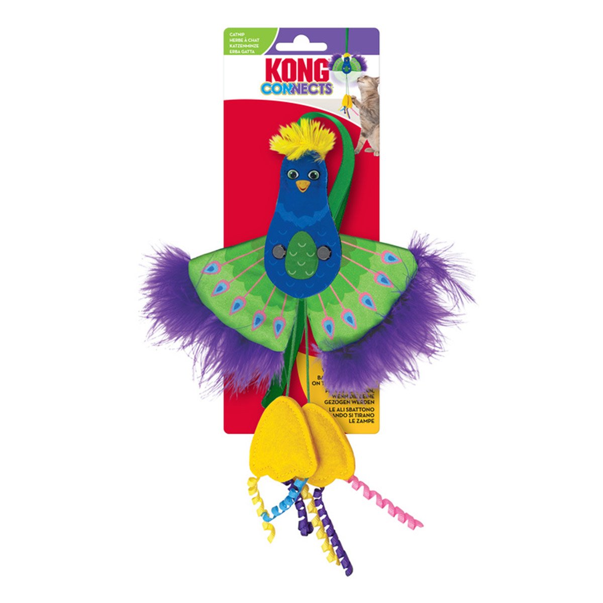 KONG Connects Peacock mit Katzenminze KONG Connects Peacock mit Katzenminze von Kong