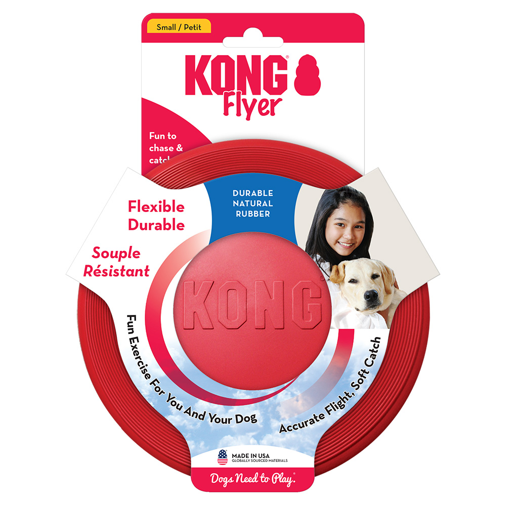 KONG Flyer Hundefrisbee - Gr. S: Ø 18 cm von Kong