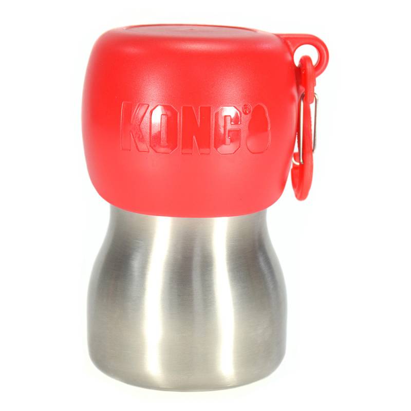 KONG H2O Edelstahlflasche - ca. 270 ml (rot) von Kong