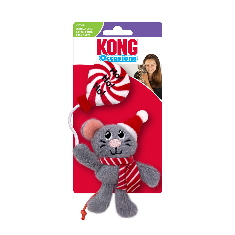 KONG Holiday Occasions Maus - 1 Stück von Kong