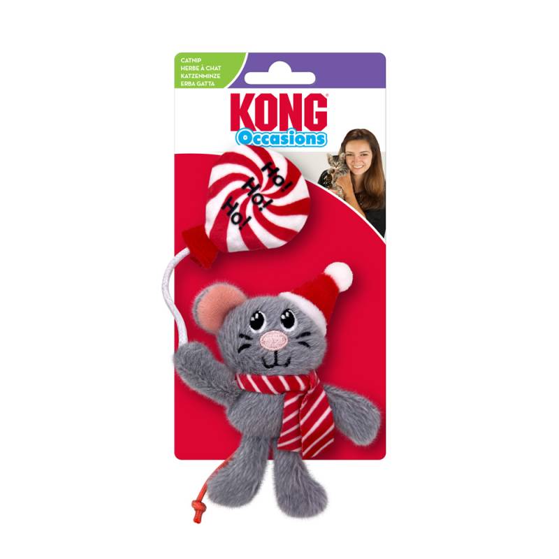 KONG Holiday Occasions Maus - 1 Stück von Kong