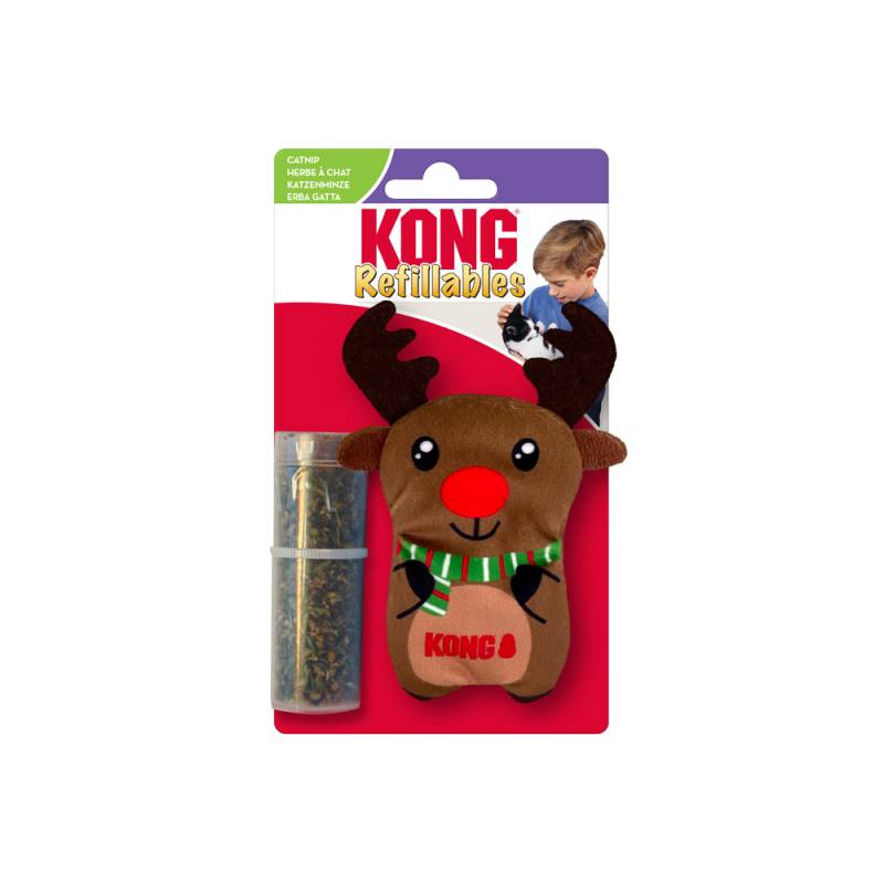 KONG Holiday Refillables Rentier - 1 Stück von Kong