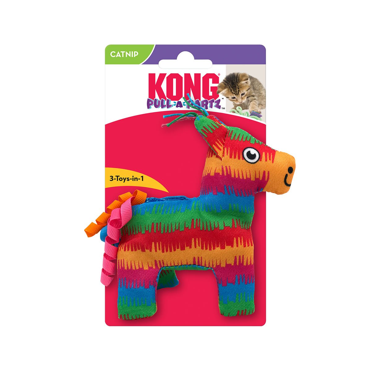 KONG Katzenspielzeug Pull-A-Partz Pinata von Kong