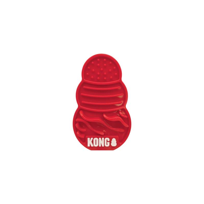 KONG Licks Schleckmatte für Hunde - Gr. S: ca. L 3,2 x B 7,6 x H 12 cm von Kong