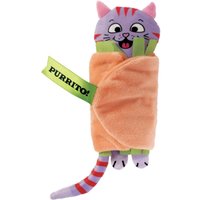 KONG Pull-A-Partz Purrito - 1 Stück (ca. L 14 x B 6 x H 3 cm) von Kong