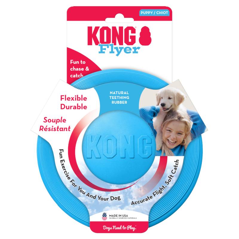 KONG Puppy Flyer - Größe S: ca. Ø 18 x H 2 cm von Kong