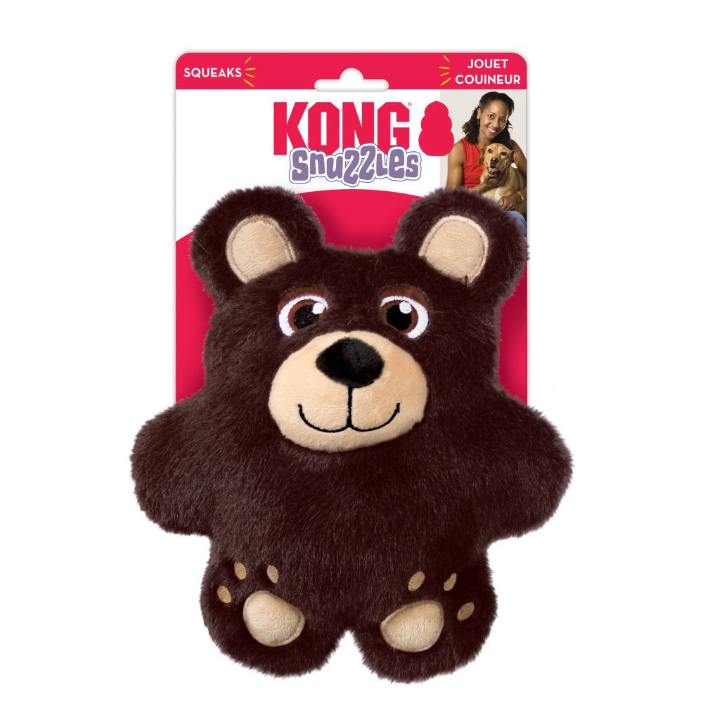 KONG Snuzzles Bear - L 22 x B 22 x H 9 cm von Kong