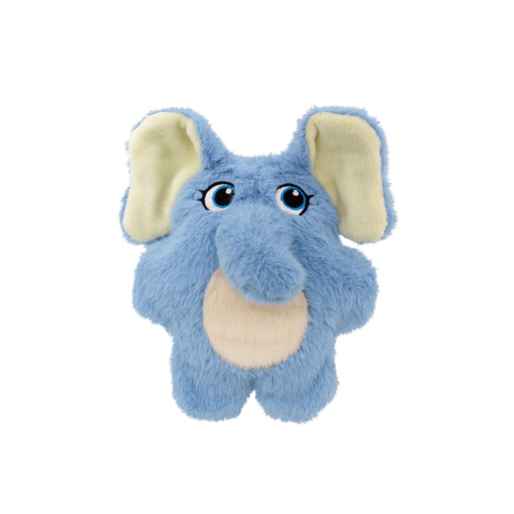 KONG Snuzzles Kiddos Hundespielzeug Elefant - 1 Stück, ca. L 19,7 x  B 14 x H 5,7 cm von Kong