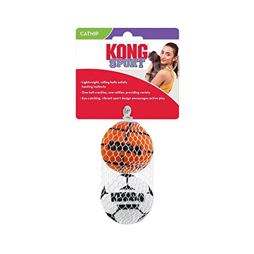 Kong Cat sport balls met catnip assorti von KONG