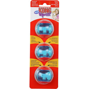 Kong Squeezz Action Hundespielzeug Small - 3 Stück Pro Set von Kong