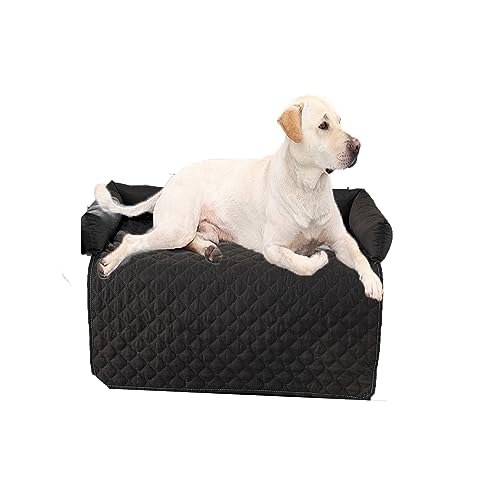 Kongdson Comfy Beruhigungspad für Katze und Hund, wasserdicht, waschbar, rutschfestes Haustierbett, Kissen für Sofa, Couch, Schutzbezug, kleine und große Haustiermatte (75 x 75 cm, Schwarz) von Kongdson