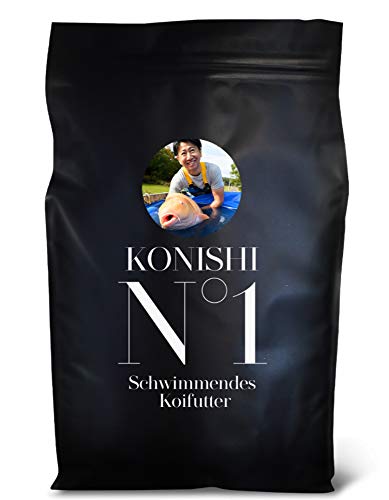 Konishi Nr 1 Koi Fischfutter in Beutel für Koi Fische, 5 kg von Konishi