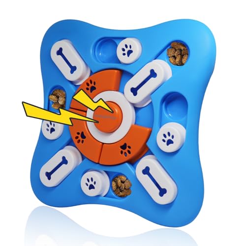 KooKeeWow Interaktives Hundespielzeug, Anreicherungsspielzeug, geistig stimulierend, Puzzle-Futterstation für Hunde, als Geschenk für Welpen, intelligente Hunde von KooKeeWow