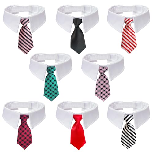 Koolmox Katzen-Krawattenhalsband, verstellbare Fliege, Hundehalsband mit niedlichen Hundebändern für Hochzeiten, Haustier-Krawatte, formelle Kleidung, Smoking-Krawatte, Haustier-Krawatte für Welpen, von Koolmox